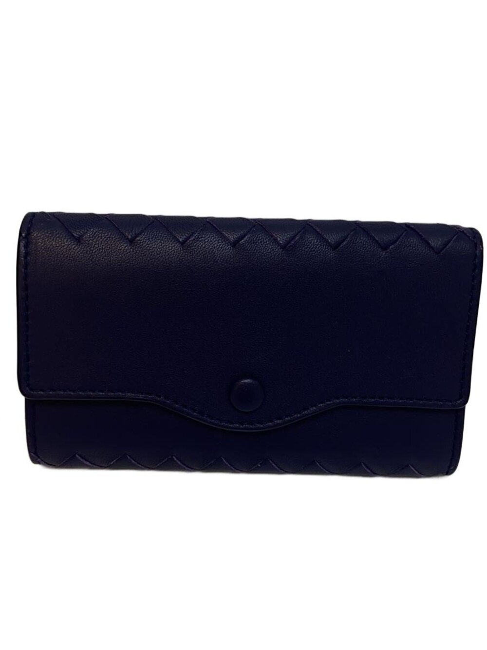 BOTTEGA VENETA Key Case Wallet Blue